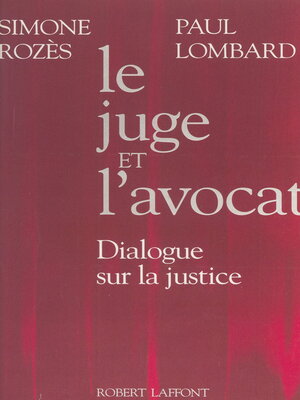 cover image of Le juge et l'avocat